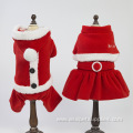 Soft and comfortable Christmas small dog clothes